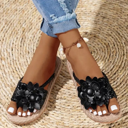 CD | Sandale de moda cu flori