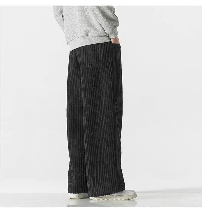 CD | Pantaloni supradimensionați la modă din catifea